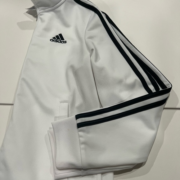 Adidas Boys Zip Front Iconic Tricot Jacket - Picture 3 of 6